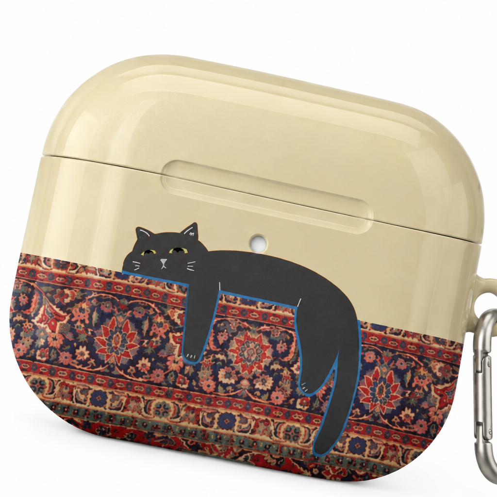 Sunday Atelier — Catnap Tapestry — AirPods Case — details