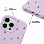 Cherry Bounce — Iris — iPhone Case — details
