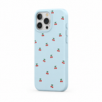 Cherry Bounce — Cobalt — iPhone Case — side view