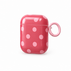 Dot Parade — Raspberry — AirPods Case — side view
