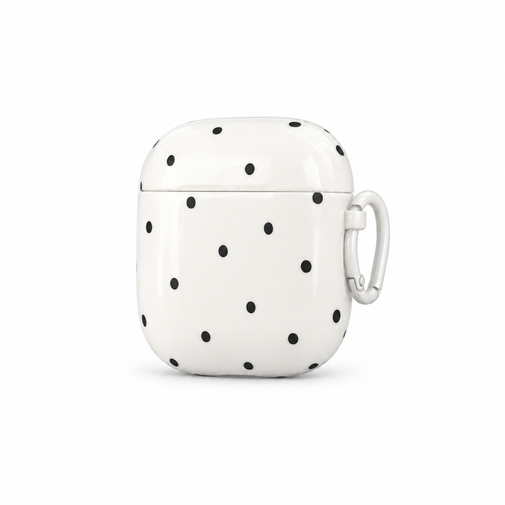 Paper Dots — Afterglow — AirPods Case — side view
