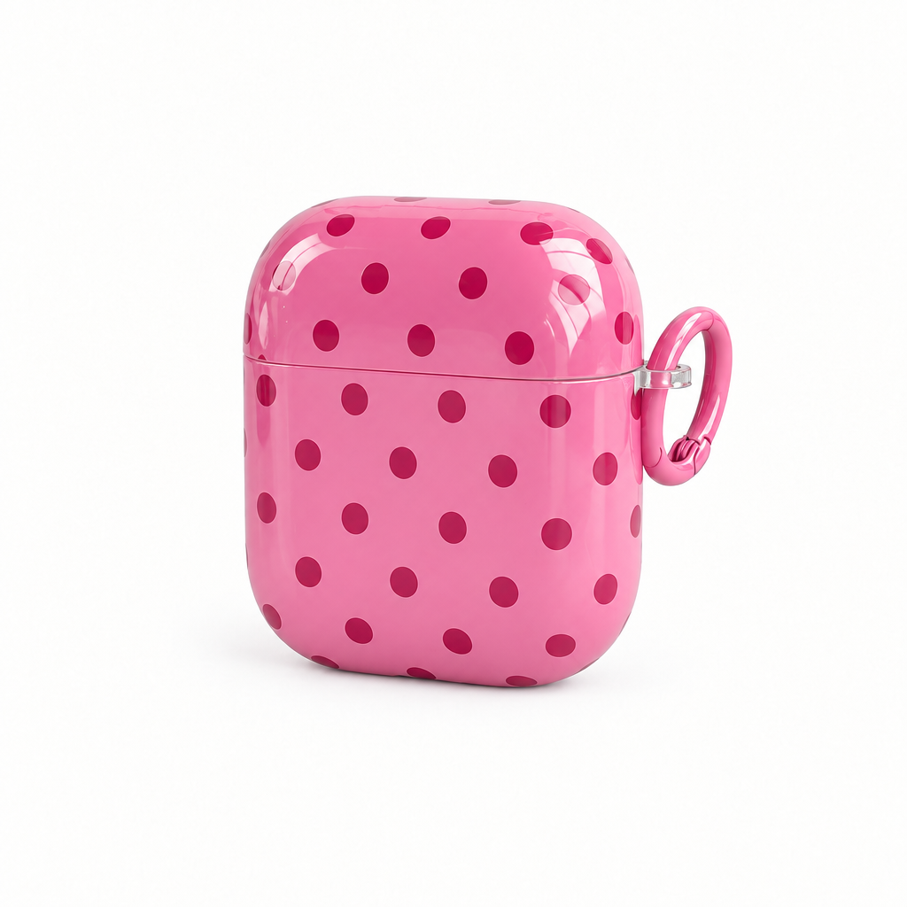 Raspberry Social — Afterglow — AirPods Case — side view