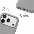 Calf Note — Ash — iPhone Case — details