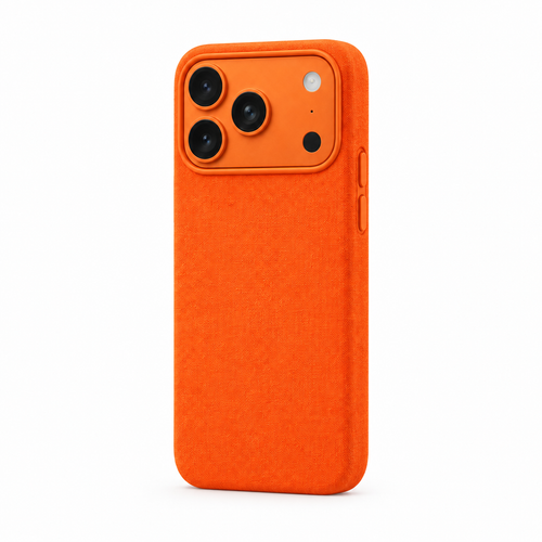 Calf Note — Amber — iPhone Case — side view