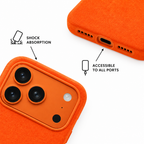 Calf Note — Amber — iPhone Case — details