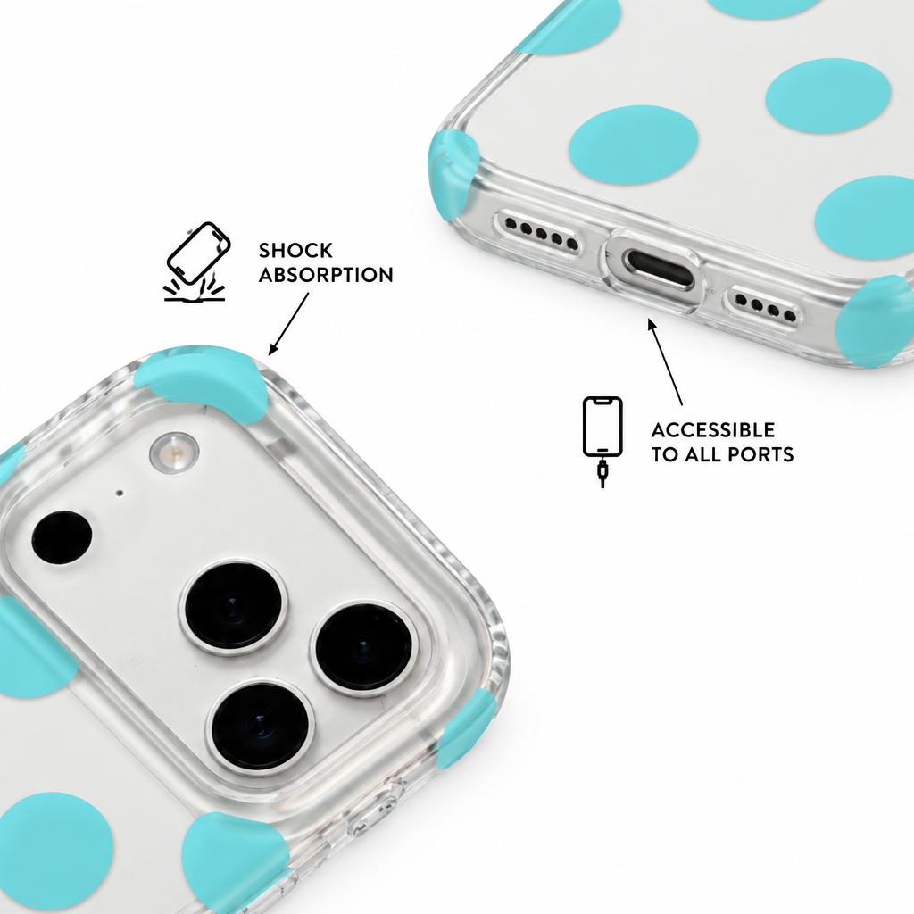 Big Dot Frost — Afterglow — iPhone Case — details