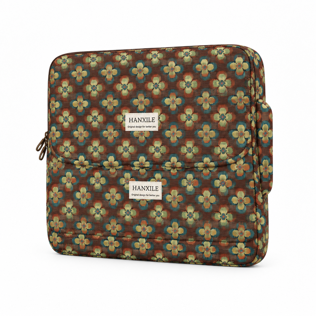 Retro Weave — Arcade — MacBook Sleeve — side view