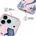 Whale Song — Blush — iPhone Case — details