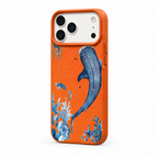 Whale Song — Amber — iPhone Case — side view