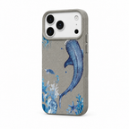 Whale Song — Ash — iPhone Case — side view