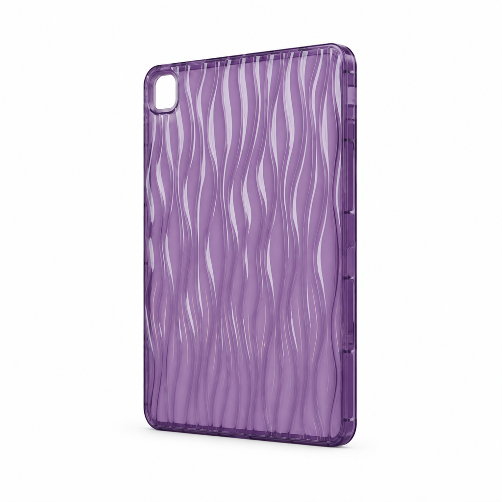 Wave Study — Iris — iPad Case — side view