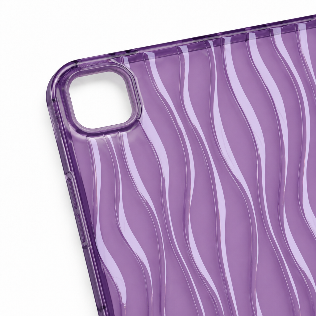 Wave Study — Iris — iPad Case — details