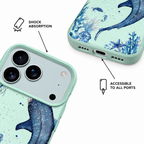 Whale Song — Cobalt — iPhone Case — details