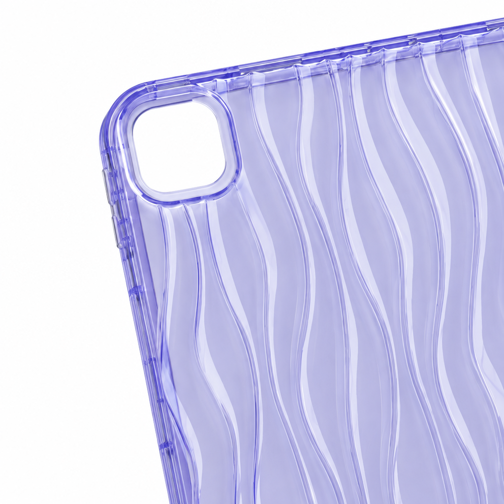 Wave Study — Wisteria — iPad Case — details