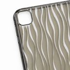 Wave Study — Ink — iPad Case — details