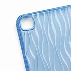 Wave Study — Cobalt — iPad Case — details