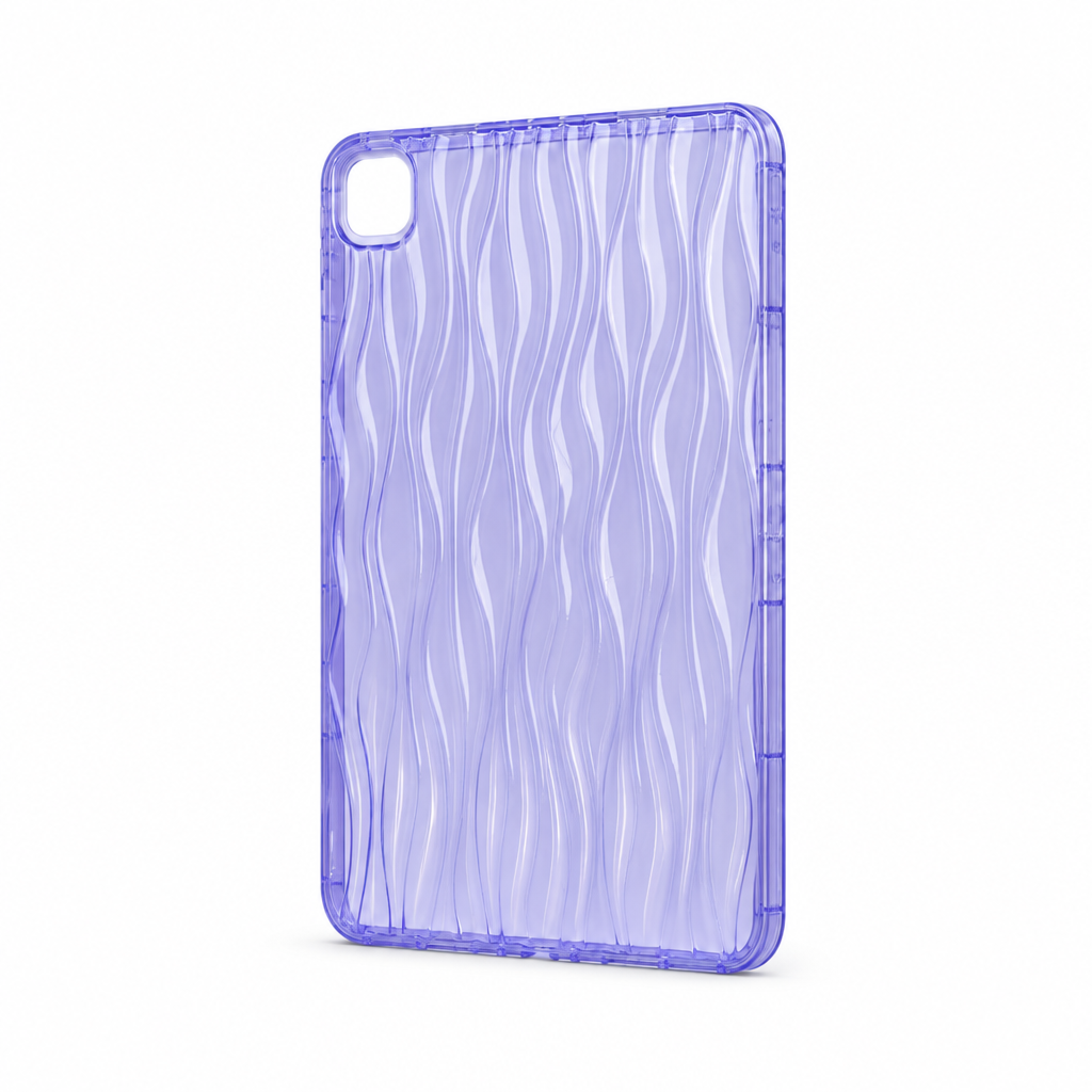 Wave Study — Wisteria — iPad Case — side view