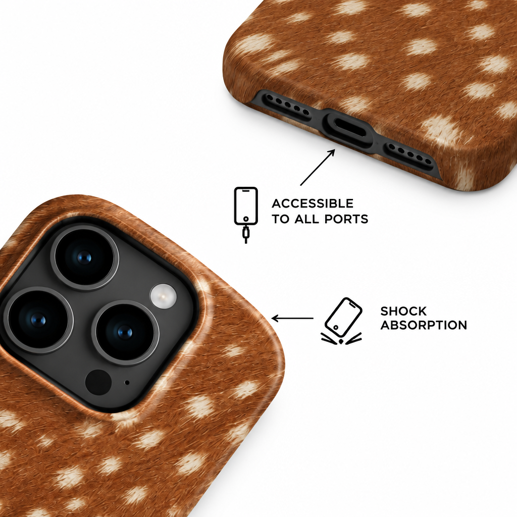 Dot Espresso — Canvas — iPhone Case — details