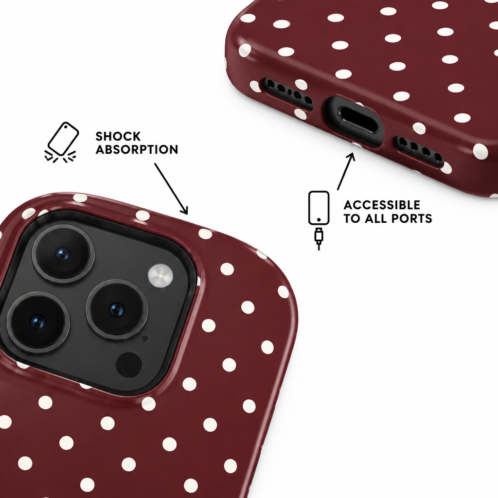 Dot Espresso — Bloom — iPhone Case — details