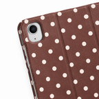 Quiet Dot — Cocoa — iPad Case — details