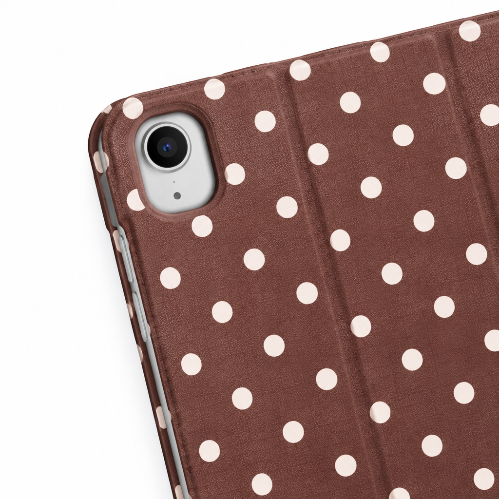 Quiet Dot — Cocoa — iPad Case — details