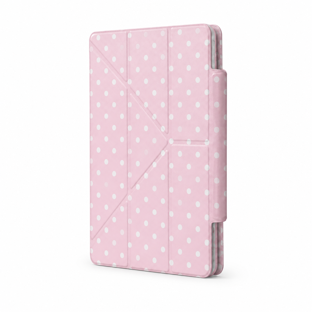 Quiet Dot — Blush — iPad Case — side view