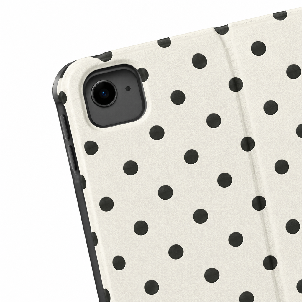 Quiet Dot — Chalk — iPad Case — details
