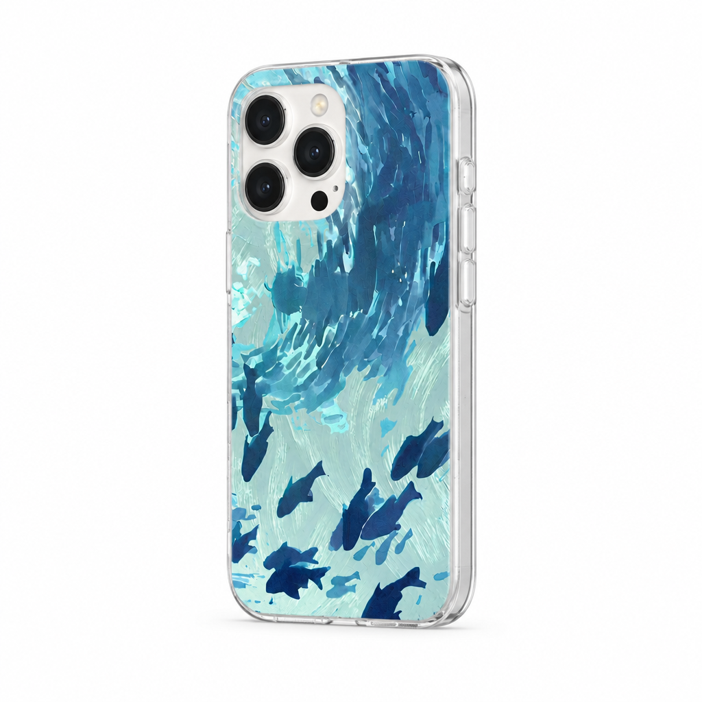 Ocean Postcard — Dusk — iPhone Case — side view