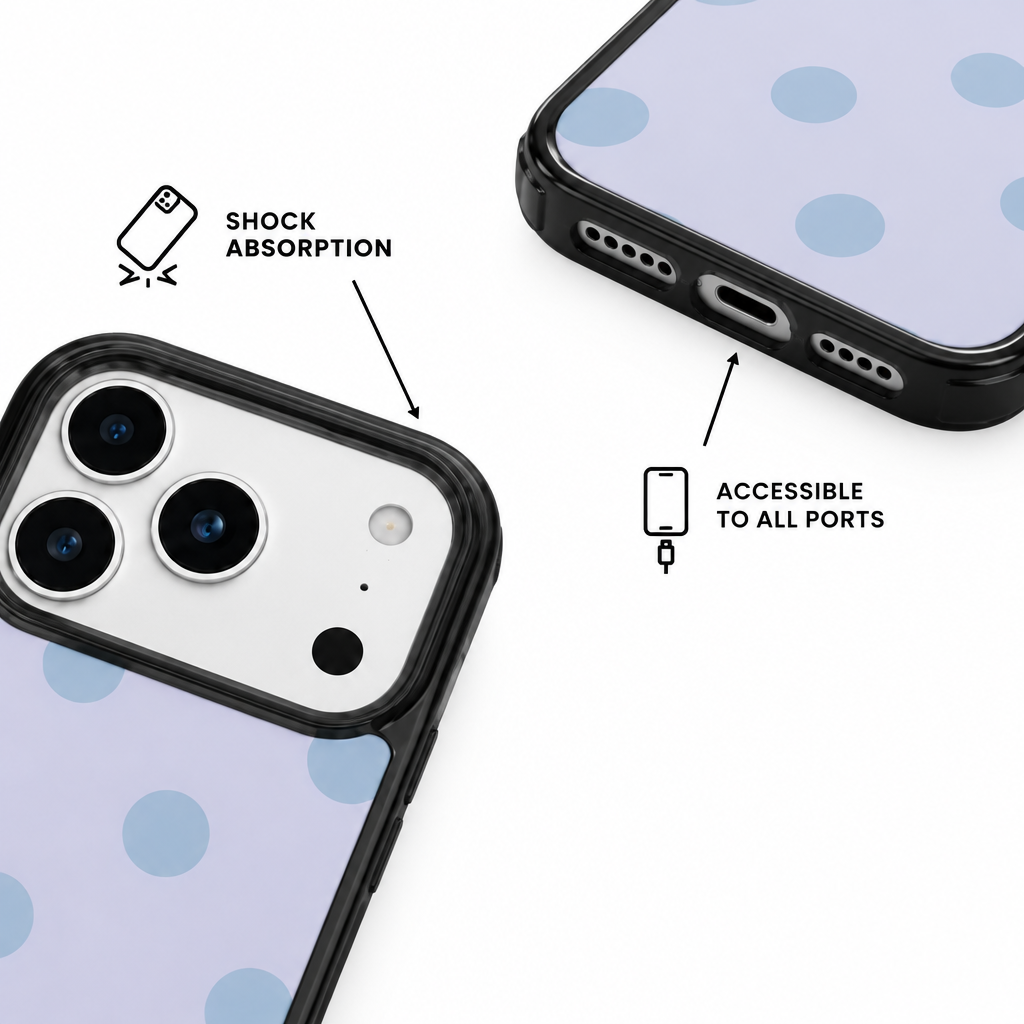 Violet Social — Afterglow — iPhone Case — details