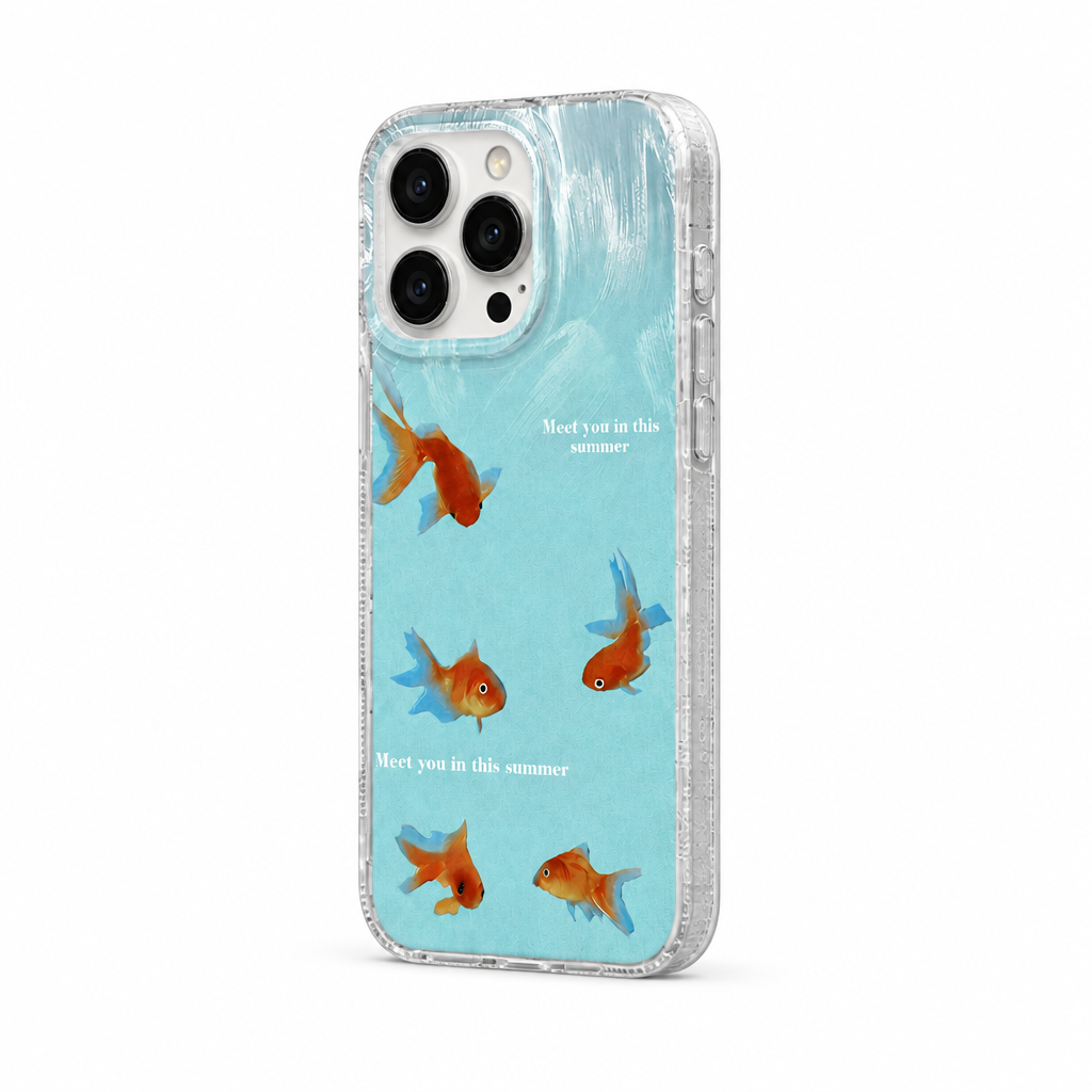 Ocean Postcard — Chorus — iPhone Case — side view