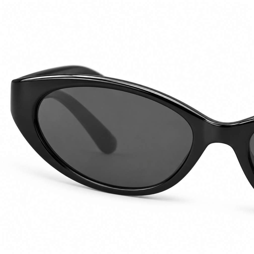 Y2K Oval — Ink — Eyewear — details