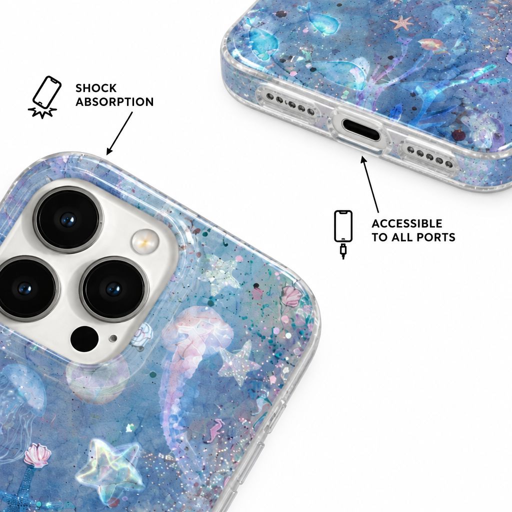 Ocean Postcard — Canvas — iPhone Case — details