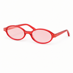 Oval Study — Cherry — Eyewear — side view