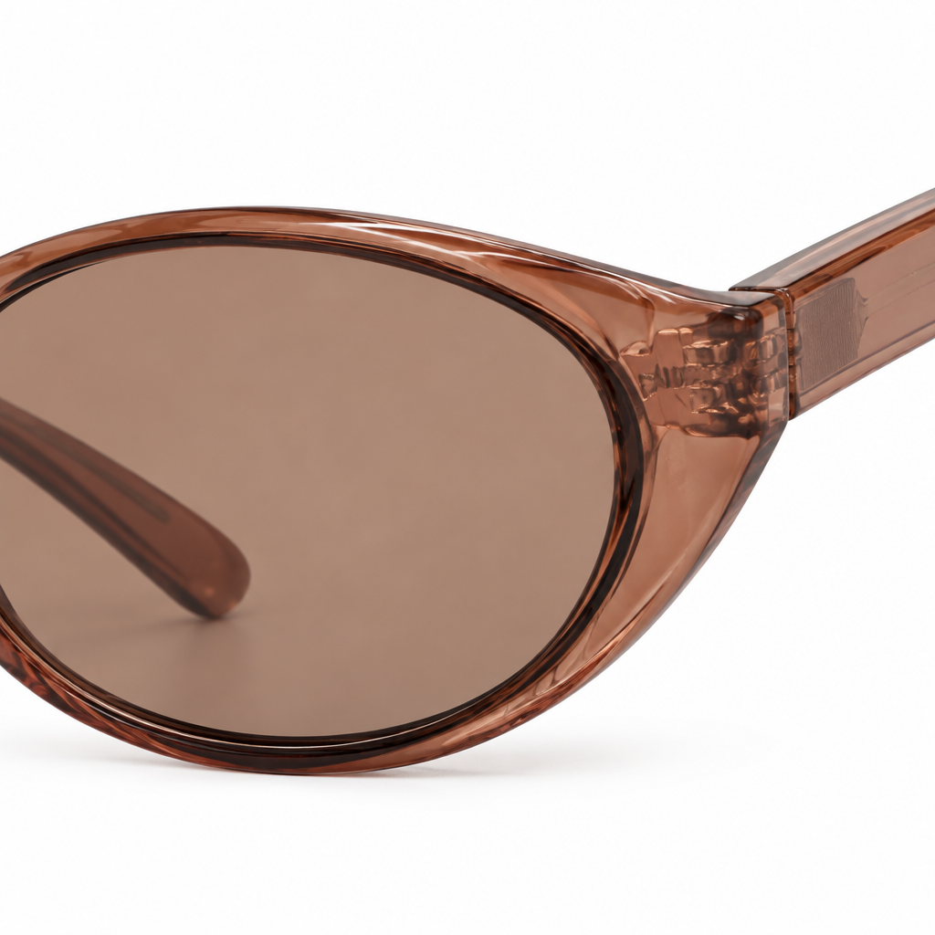 Y2K Oval — Cocoa — Eyewear — details