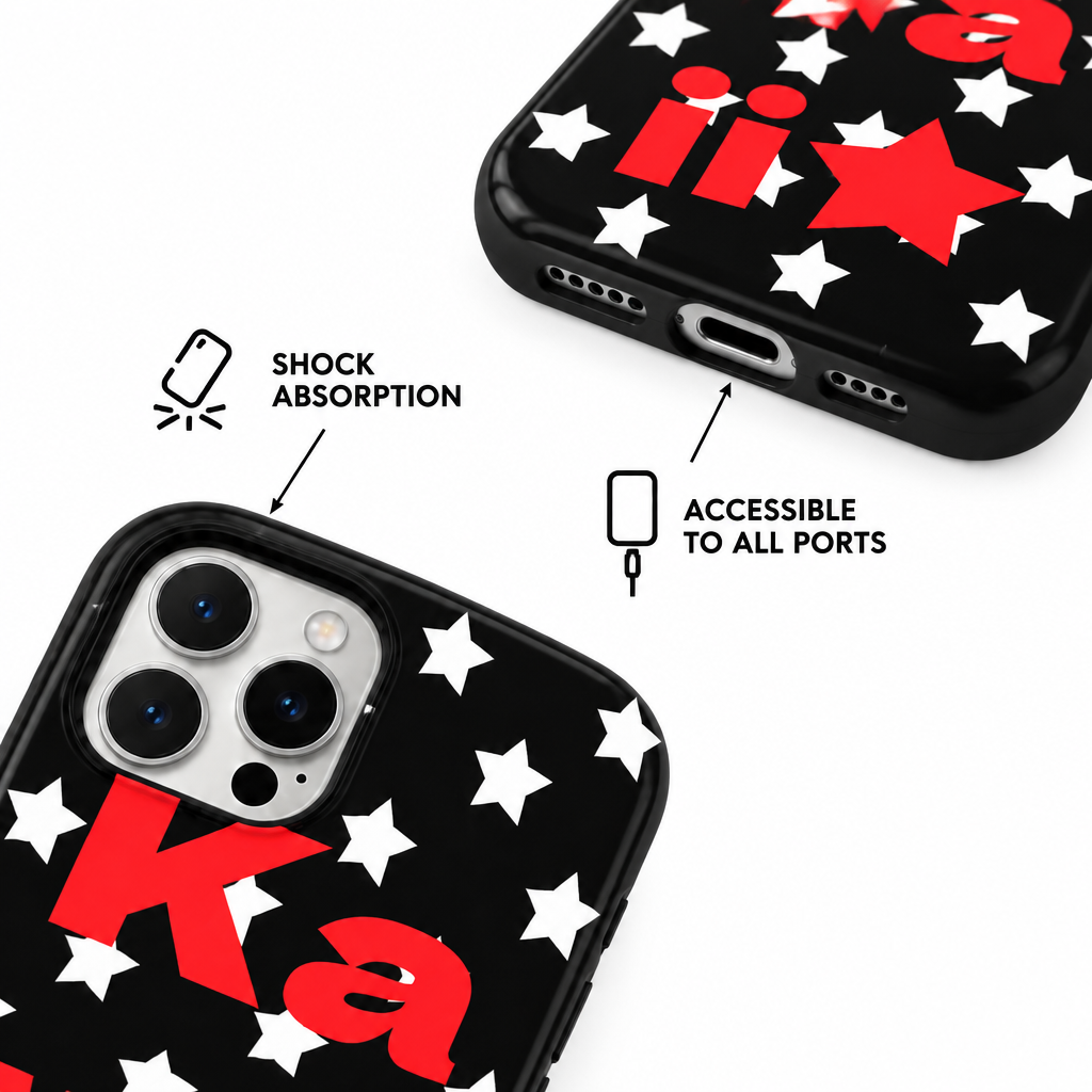 Cosmic Letter — Arcade — iPhone Case — details
