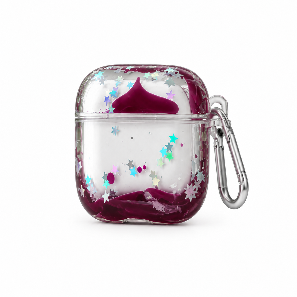 Liquid Drop — Bloom — AirPods Case — side view